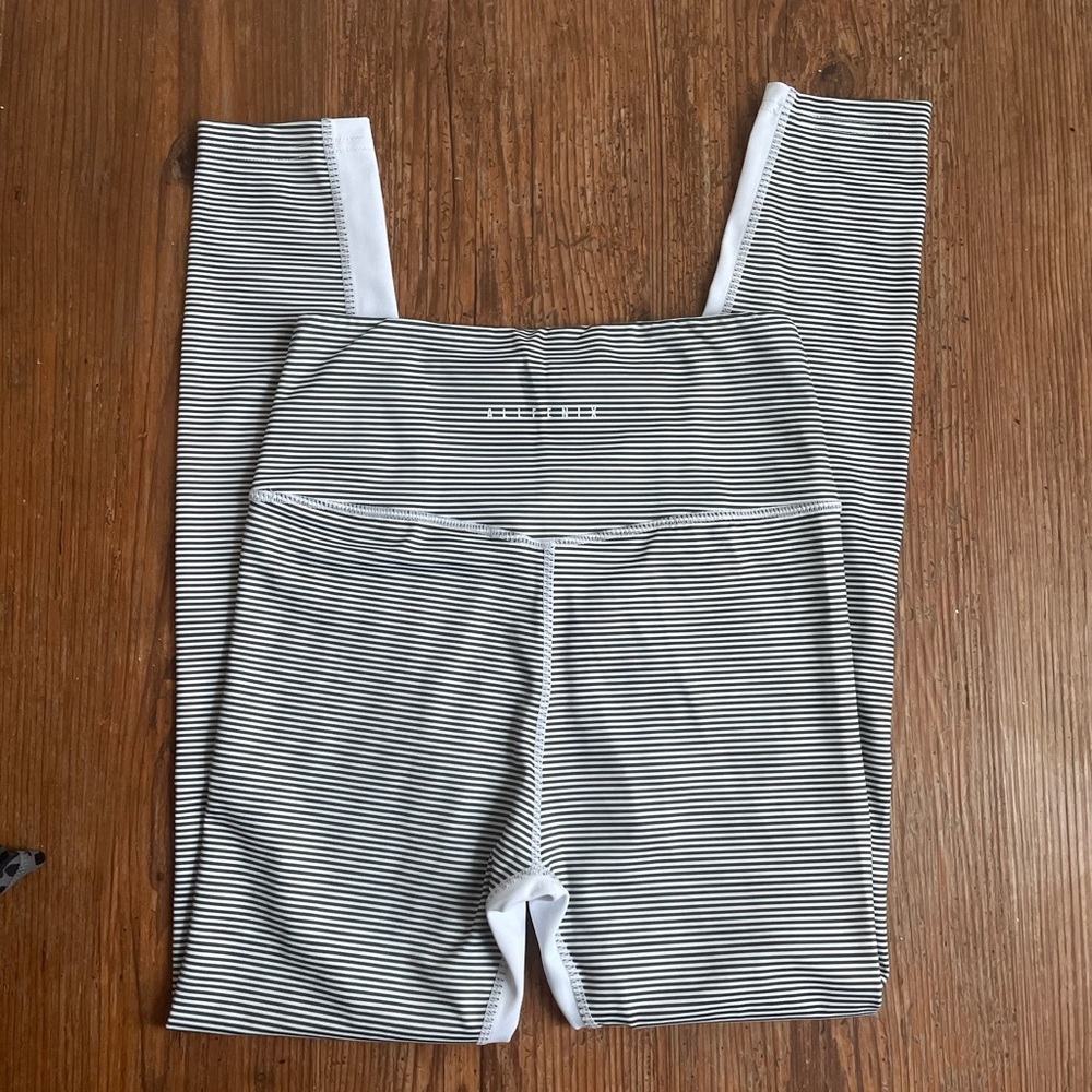 Anthropologie All Fenix Striped Limitless Leggings
